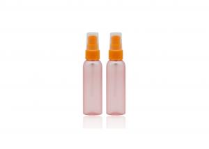Quality 30ml Frosted Hot Pink Cosmetic Spray Bottle With Flat Shoulder for sale