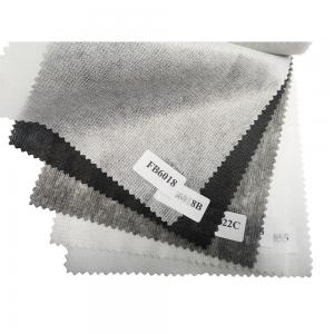 Quality 50% Polyester 50% Nylon GAOXIN Impregnating Nonwoven Fabric Interlining for Chef Hat Material for sale