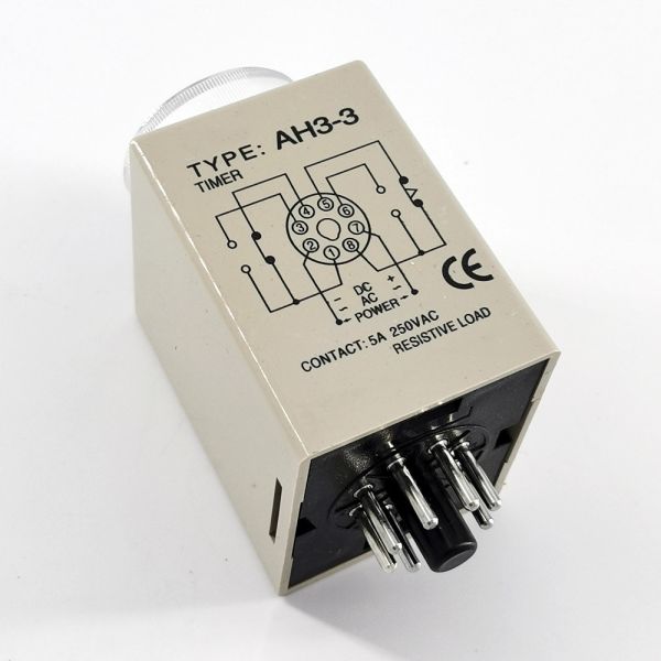 AH3-3 Mechanical Time Relay AC 250V 5A 0~60S Delay Timer