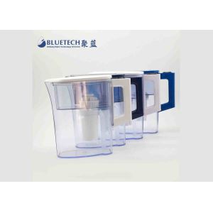 Quality 2L 5 cup handle portable fits fridge door alkaline water filter jug for sale