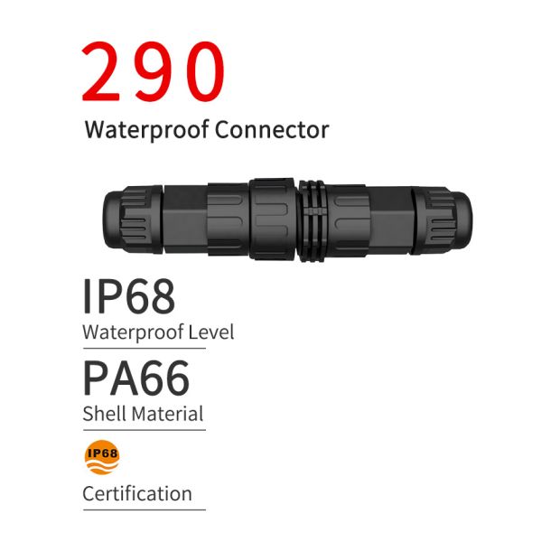 8 Pin IP68 300V 10.0mm M Series Connector