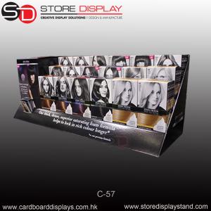 Quality haircare cdu tabletop display/counter display box for sale