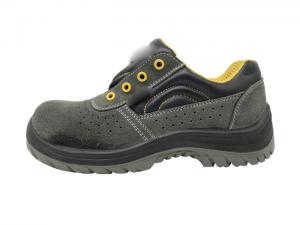 Quality Metal Eyelet Trainer Safety Shoes / Non Slip Safety Shoes For Hiking People for sale