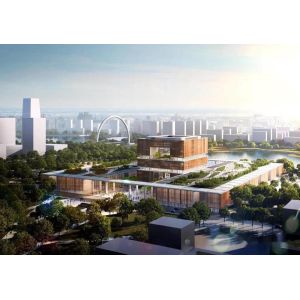 Quality Wind Resistance Multi Storey Steel Building With Crane for sale