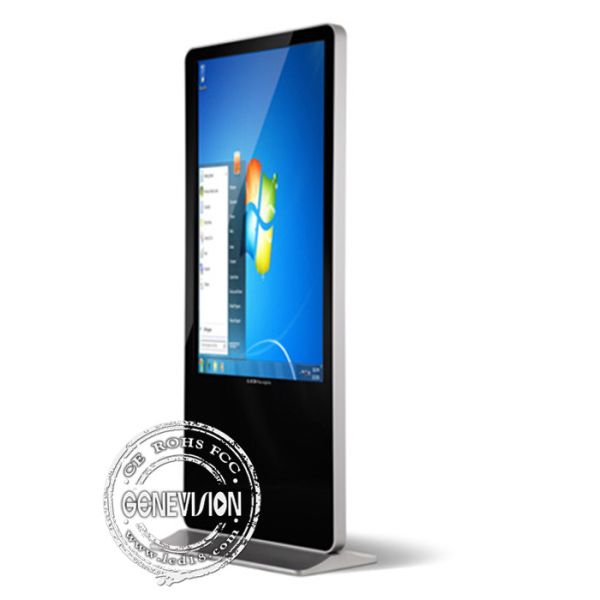 55 Inch Touch Screen Wifi Digital Signage IPhone Style Android 7.1 Advertising