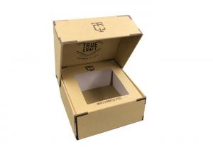 Quality Natural Brown Decorative Cardboard Gift Boxes CE Certification Eco - Friendly for sale