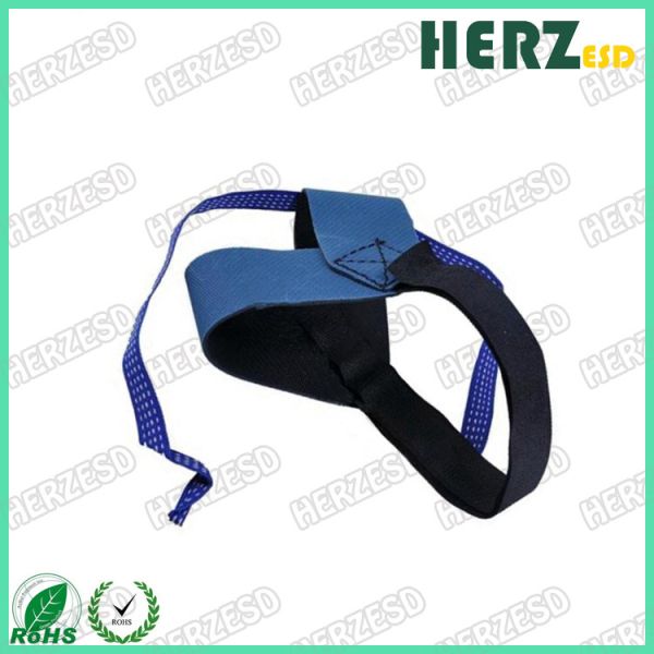 1M Ohms Resistor ESD Safety Strap / Heel ESD Grounding Strap Conductive Rubber Material