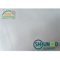 China 40D * 120D 100% Polyester Fusible Interlining Double Dot W1020D For Garments for sale