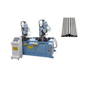 Quality Double Head 0.3T 95mm Square Pipe Cutting Machine for sale