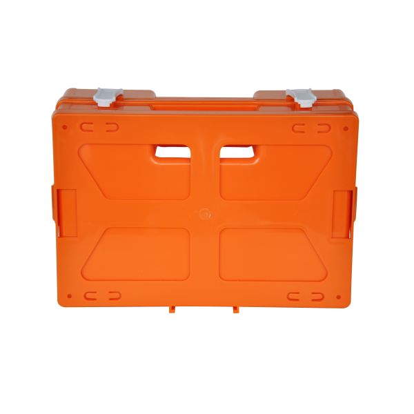 Red Green ABS First Aid Kit With Wall Bracket And Screws Medium Carry Case