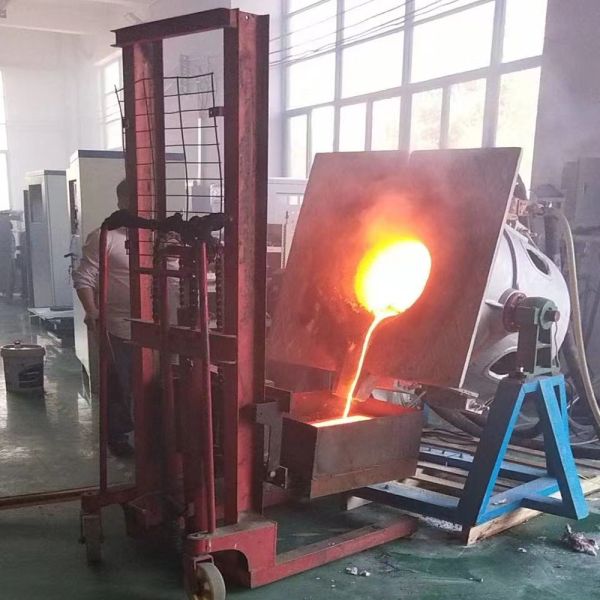 200KGS Iron Copper Induction Melting Furnace 300KW Medium Frequency Induction Furnace