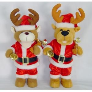 Quality Talking and walking Reindeer Soft Toy Plush Toy for sale