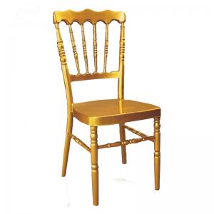 Quality Aluminum Iron Elegant Banquet Wedding Chiavari Chair 17.5 Inches Seat Height for sale