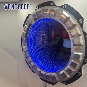Quality Customized wall modern lighting circular stainless steel wall decoration sculpture for sale