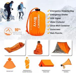 Quality Waterproof  Emergency Sleeping  Bag  Keep Warming Survival Bag Emergency Blanket Emergency Survival Supplies for sale