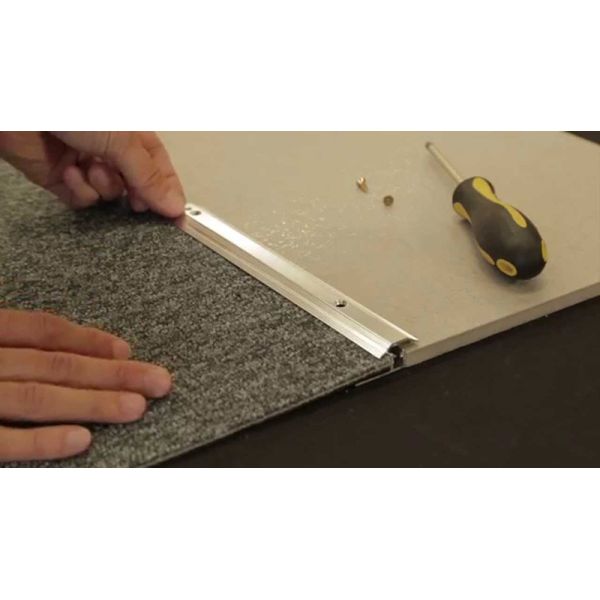 Aluminium Alloy Extra Wide Carpet Transition Strip Interior Decoration