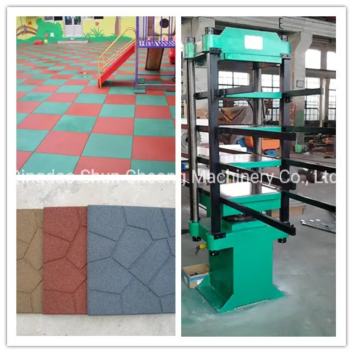 Automatic Rubber Tile Vulcanizing Press