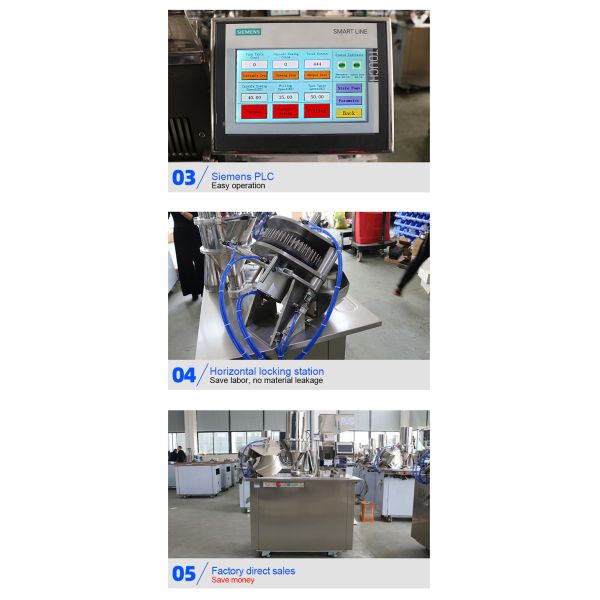 Semi Automatic Hard Gelatin Gel Capsule Filling Machine With High Efficiency