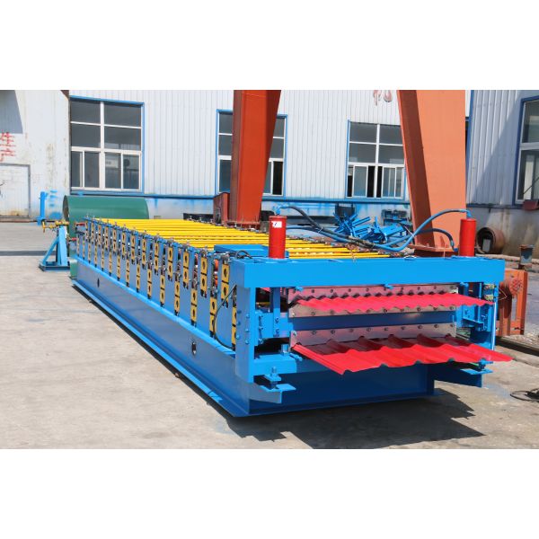 Galvanized Double Layers Roofing Sheet Roll Forming Machine Tile Making Machine