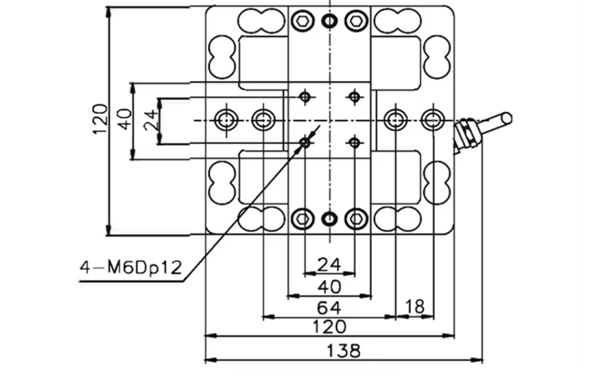 Aluminum Alloy 6 Axis Multi-axis Load Cell Plate 3 Axis Force Sensor High Temperature Load Cell