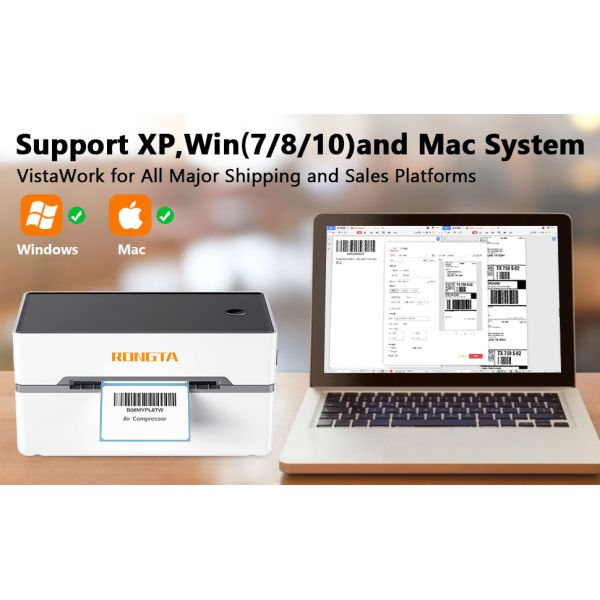 RP311 Portable Barcode Label Printer Buetooth Printing Sticker Label