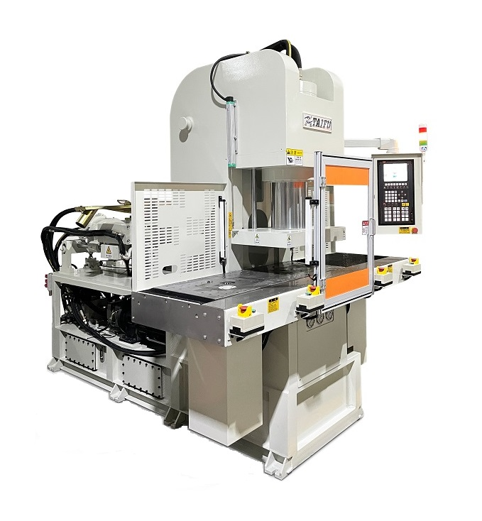 120 Ton Power Cord Vertical Injection Molding Machine With Double Slide