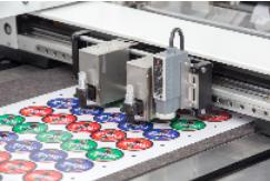 6m/Minute Digital Label Die Cutting Machine For Paper Packaging Materials