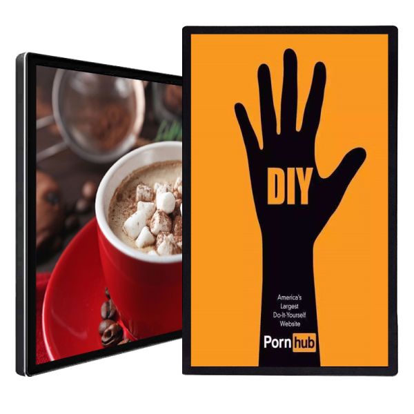 65 inch shelf edge stretched LCD display supermarket lcd digital signage