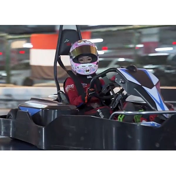 60AH*2 Battery Operated Indoor Go Karts 3000RPM Length Adjustable