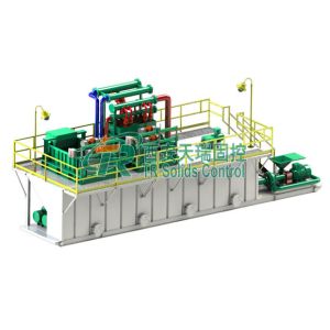 API Standard 200 GPM Drilling Mud Treatment And Disposal System with 4