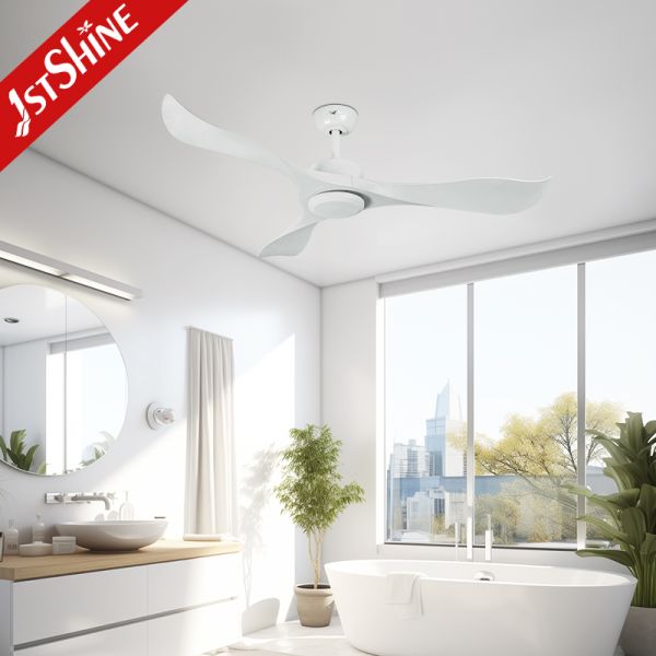 Outdoor Waterproof ABS Plastic Ceiling Fan With Remote Control