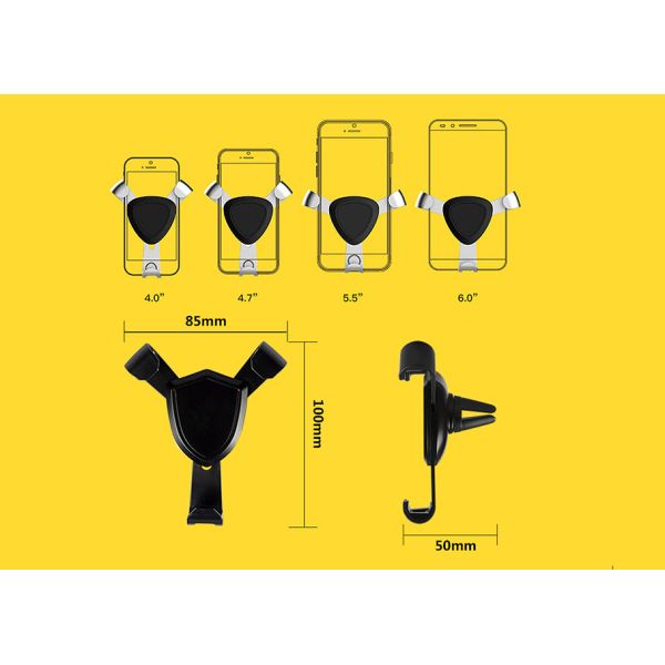 Adjustable Mobile Phone Holder , 4-6 Inch Desktop Cell Phone Stand Two Color