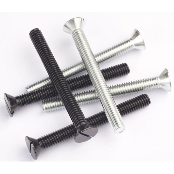 M6 M10 Slotted Countersunk Head Bolt , Stainless Steel CSK Head Bolt DIN 963