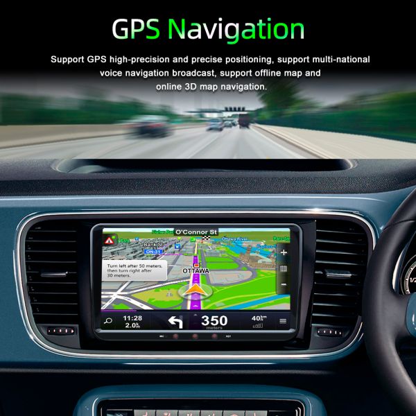 2 Din 9 Inch VW Android Car Stereo Multimedia GPS Navigation Carplay Android Auto Player