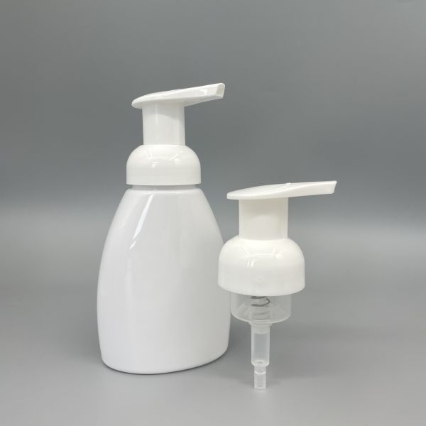 Metallized Foaming Soap Pumps Twist Lock 0.8ml Dosage Shower Shampoo