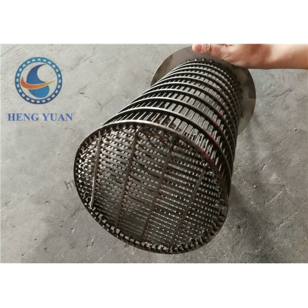 High Filtration Accuracy Rotary Screen Drum , Stainless Steel Back Flush Screen