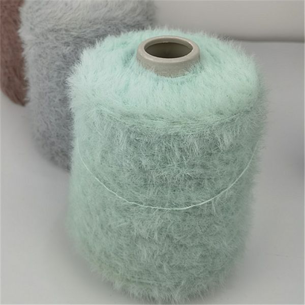 Soft Chunky Fluffy Yarn 1.3CM 2CM Nylon Feather Hand Knitting Yarn