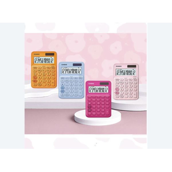 For New product Casio calculator MS-20UC pink cute business finance white-collar recommended fairy pet machine