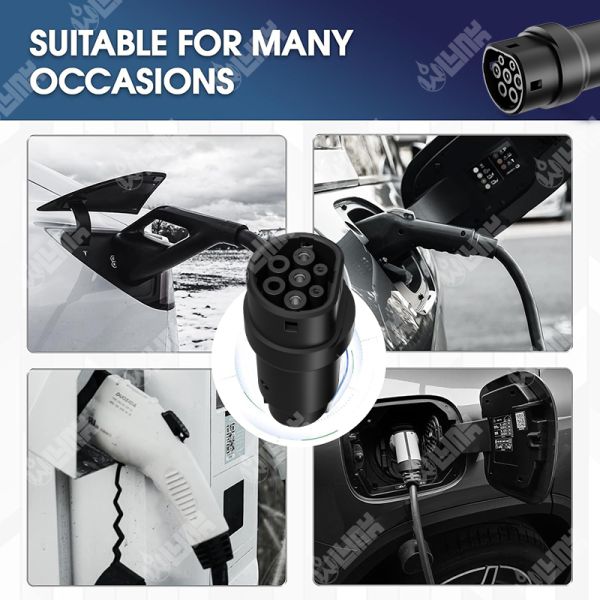 Olink 240V 32A EV Adapter GBT to J1772 Connector New Condition for Electric Vehicle Charging