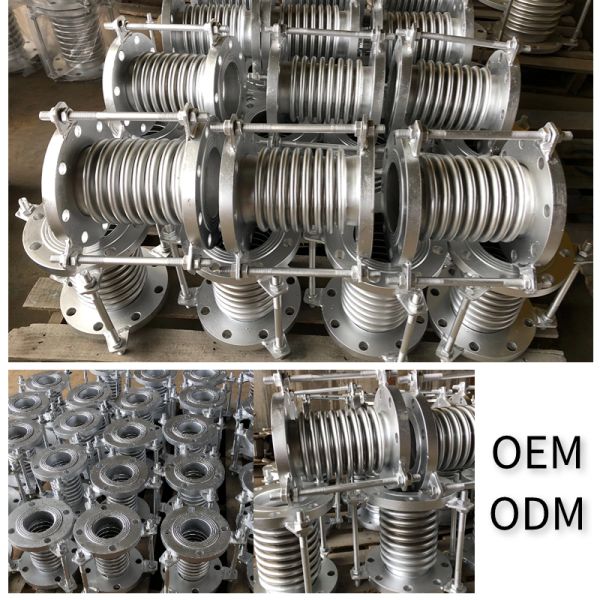 ISO 9001 2008 Ss Flexible Bellows For Pumps Piping SS 304L 316 Flange Connection