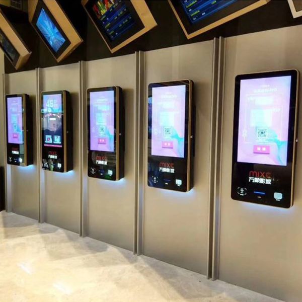 Ticket Kiosk For Cinema Transportation Hospitality Retail Event With QR Scanner NFC RFID Printer Ticket Vending Terminal