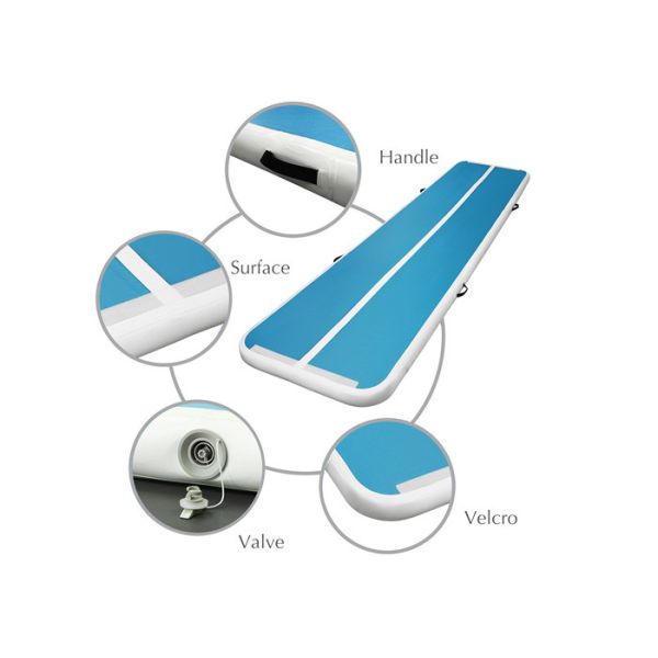 Portable Inflatable Tumbling Air Track 3x1x0.1m DWF Gym Air Track Mat