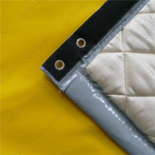 Portable Noise Barriers for Construction Chain Link Fence Panels