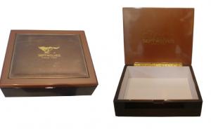 Quality Customized Wooden Box, Keepsake Gift Boxes With Heat Stamping / Laser Logo for sale