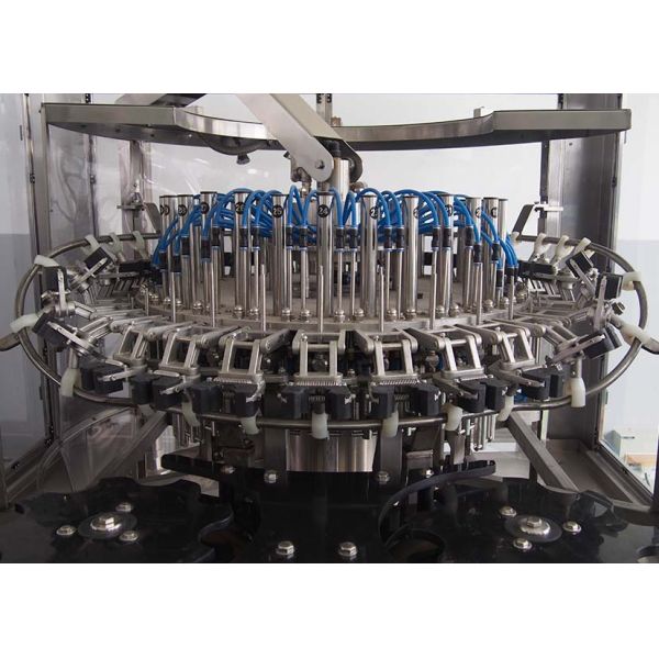 8000 BPH Bottle Packing Machine Line Automatic Rotary Bottle Washing Machine With 24 Heads