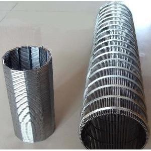 Stainless Steel Wedge Wire Screen Pipe Water Well Screen For Liquid Filter