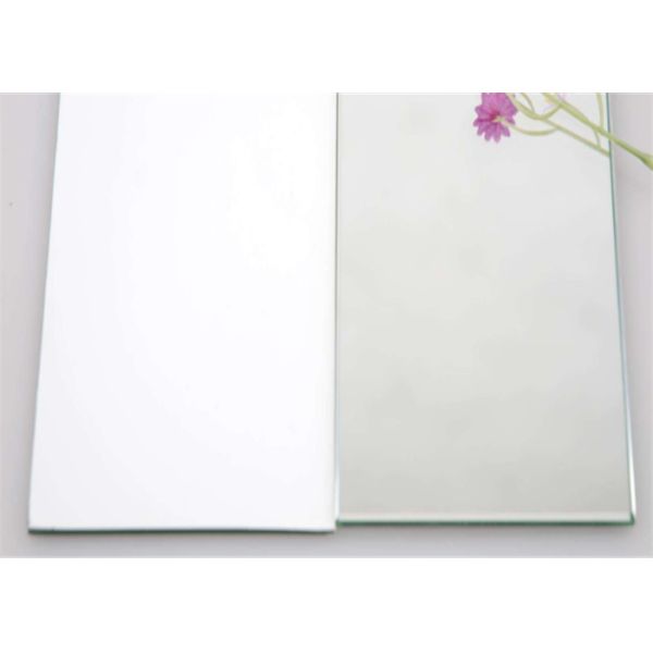 Water Proof Coating Silver Mirror Glass Sheet 5mm Thickness For Bathroom