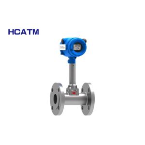 Clamp Type Gas Liquid 42VDC DN15mm Vortex Flow Meter