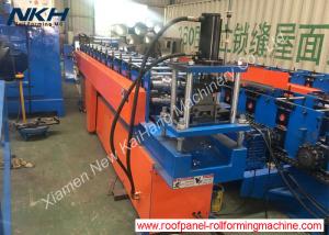 Quality Top Hat Purlin Roof Truss Forming Machine With Embossing / Stiffener for sale
