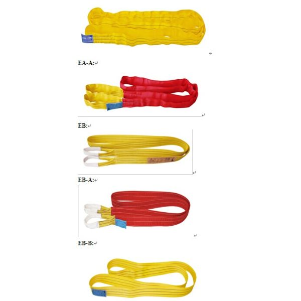 Endless polyester lifting flat webbing sling 1T-50T